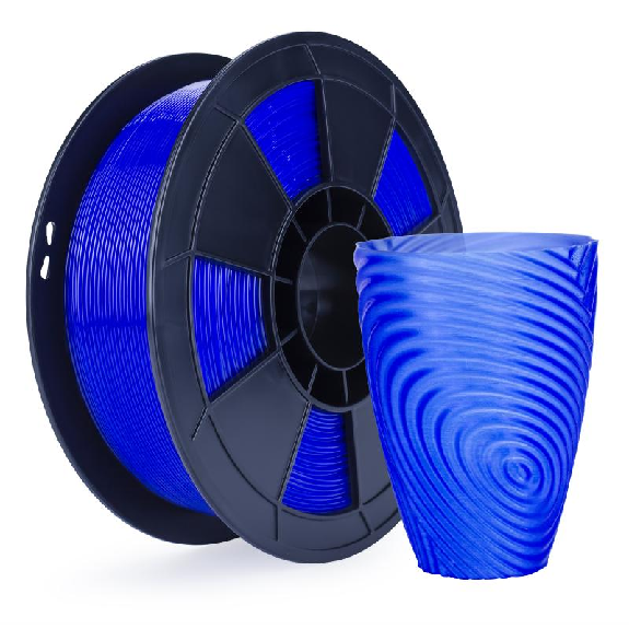 Filament 3D PLA Translucide 1 Kg Bleu 1.75mm-Lire la description