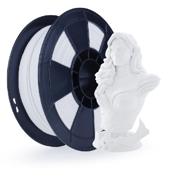 Fil 3D PLA MAT 500g 1.75 mm Blanc-Lire la description