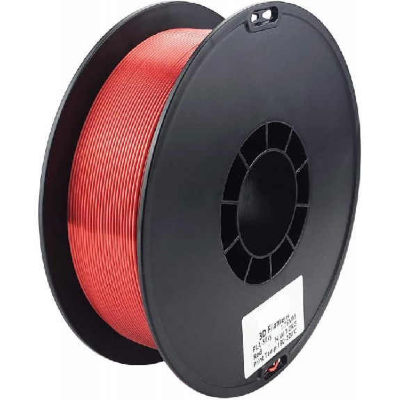 Filament 3D Silk Glossy 500g Rouge 1.75 mm-Lire la description