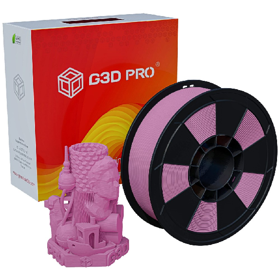 Fil 3D PLA Pastel 1 Kg 1.75 mm Rose-Lire la description