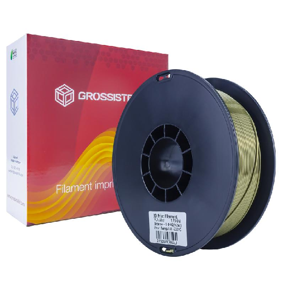 Filament 3D Silk Glossy 1 Kg Bronze 1.75 mm-Lire la description