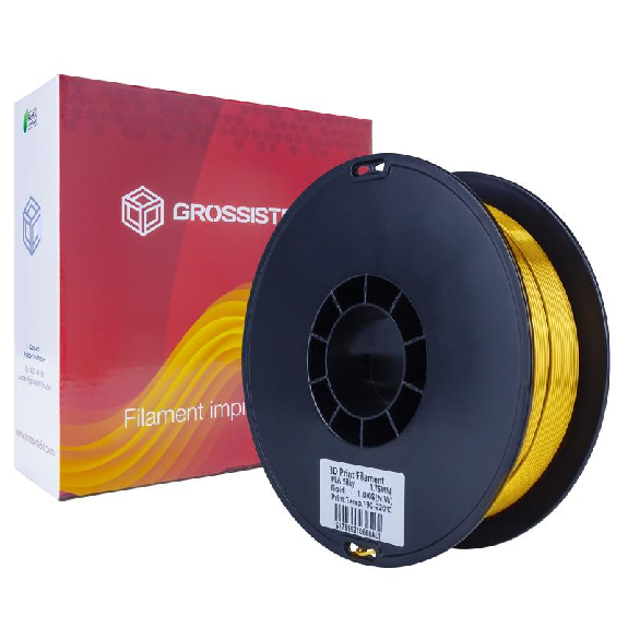 Filament 3D Silk Glossy 1 Kg Or 1.75 mm-Lire la description