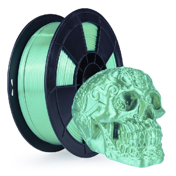 Filament 3D Silk Glossy 1 Kg Vert 1.75 mm-Lire la description