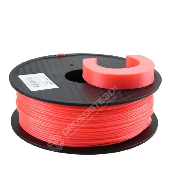 Filament 3D ABS Fluorescent 1kg Rouge rose 1.75 mm-Lire la description