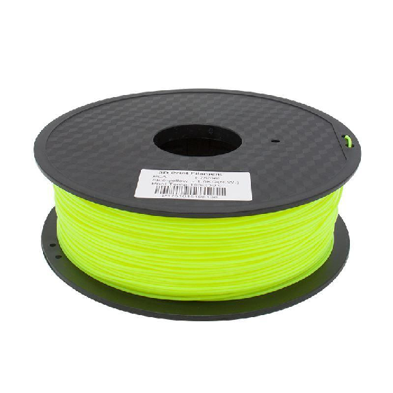 Filament 3D ABS Fluorescent  500g 1.75 mm Jaune-Lire la description