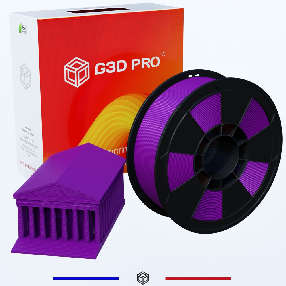 Filament 3D ABS 1 Kg 1.75 mm Violet-Lire la description