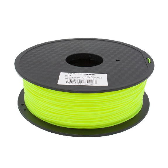 Filament 3D ABS Fluorescent 1kg Jaune 1.75 mm-Lire la description