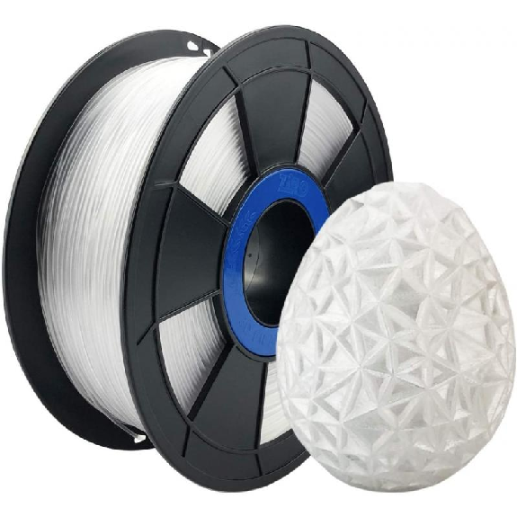 Filament 3D PETG 500g Transparent 1.75 mm-Lire la description