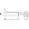 Vis BHC Acier Tête Bombée 8X20 à Embase Lisse DIN 7380