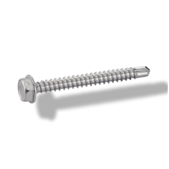 Vis Autoforeuse Inox Tête Hexagonale 4.8X25 DIN 7504-Lire la description