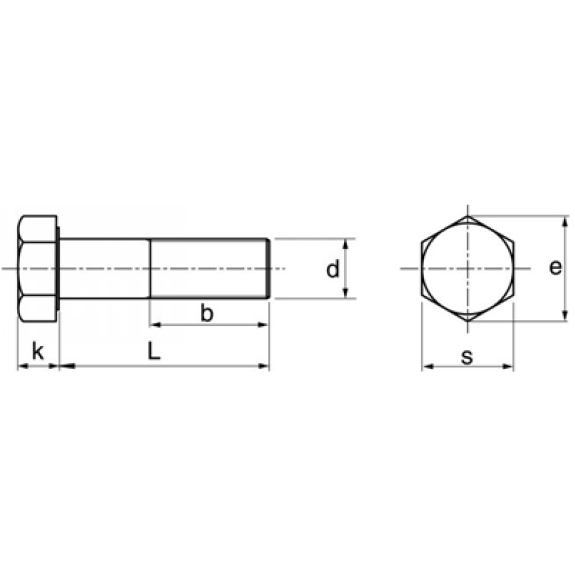 Vis Acier 18x70 10.9 Filetage Partiel DIN 931-Lire la description