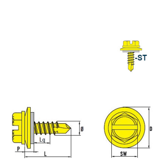 DIN 7504 L Sechskant-Bohrschrauben mit LS VERZ S12 4,8x25 mm - 250 Stück DIN 7504 L Sechskant-Bohrschrauben mit LS VERZ S12 4,8x25 mm - 250 Stück-Beschreibung lesen