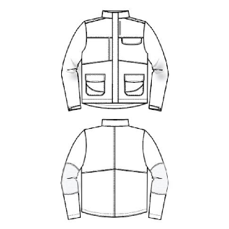 Veste de travail WORKWEAR JERRY, blouson de sécurité avec fermeture ZIP NOIR Taille L-Lire la description