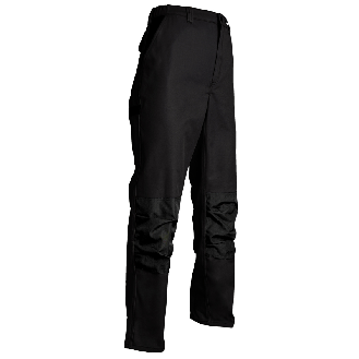 Pantalon de sécurité/travail LEON poches genouillère et fermeture glissière NOIR taille XS-Lire la description
