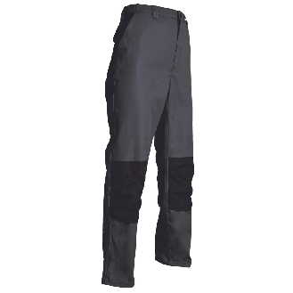 Pantalon de sécurité/travail LEON poches genouillère et fermeture glissière GRIS CONVOY taille XXL-Lire la description