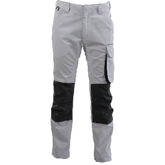 Pantalon de travail ERIGO CANVAS Poche cuisse avec double poche BLANC taille 38-Lire la description