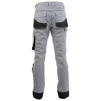Pantalon de travail ERIGO CANVAS Poche cuisse avec double poche BLANC taille 38-Lire la description