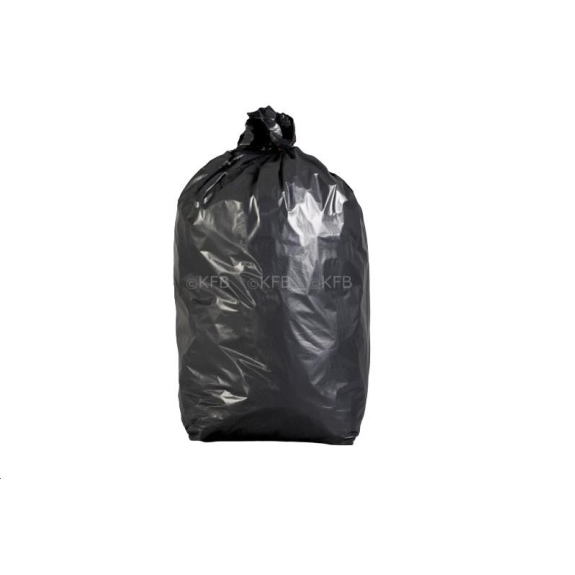 200 SACS POUBELLE 130L 35µ NOIR-Lire la description