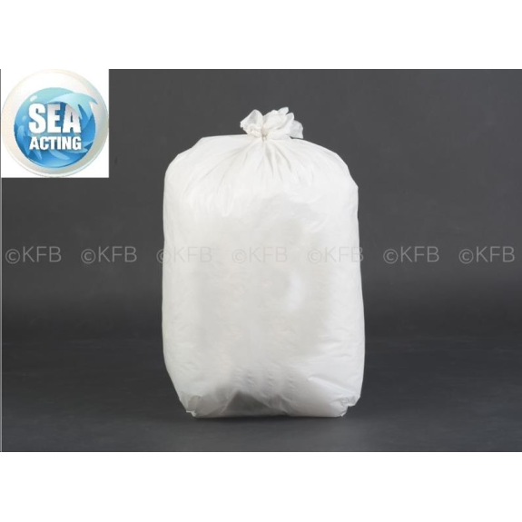 500 SACS POUBELLE 50L 28µ BLANC-Lire la description