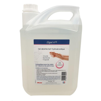 GEL HYDROALCOOLIQUE - BIDON 5L-Lire la description