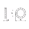 Rondelle Nord Lock Acier Delta Protekt 5X9X2.2
