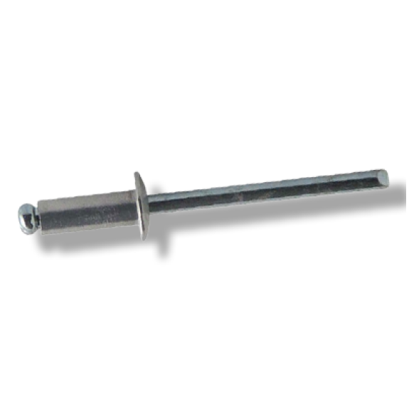 Rivet Aluminium Tige Acier Tête Plate 3.2X25-Leggi tutto