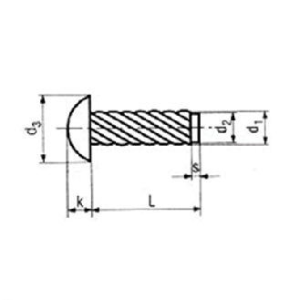 Rivet Sim Acier Type U 1.5X6.5-Lire la description