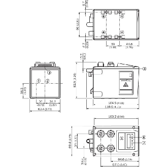 Télémètre P=0,15m-60m sur réfl DiamondGrade PROFIBUS-Lire la description