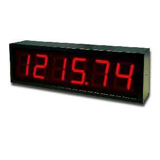 Afficheur num. 5dgt 100mm Serie, Ethernet, Wifi +2R 1 face IP41-Lire la description