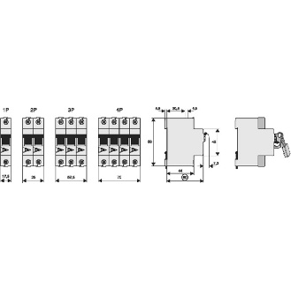 Interrup. sectionneur modulaire IS 40A 3P-Lire la description