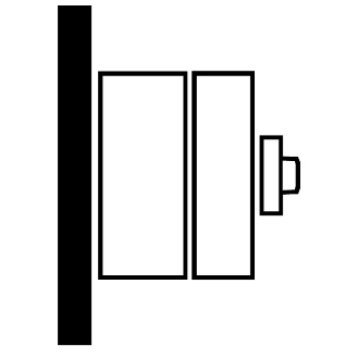 Interrupteur général, P1, 25 A, Montage en saillie, 3 pôles + N, Fonctions d'ARRÊT D'URGENCE, Avec poignée rotative rouge et couronne de blocage jaune, verrouillable en position 0-Lire la description