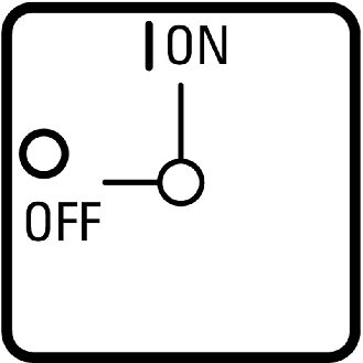 Int général, 3 P+N + 1F+1O, 63 A, verrou, encastré, fixation arrière-Lire la description