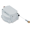 Capteur de déplacement à câble inox 316L (4,7m), 4-20mA, M12 5P