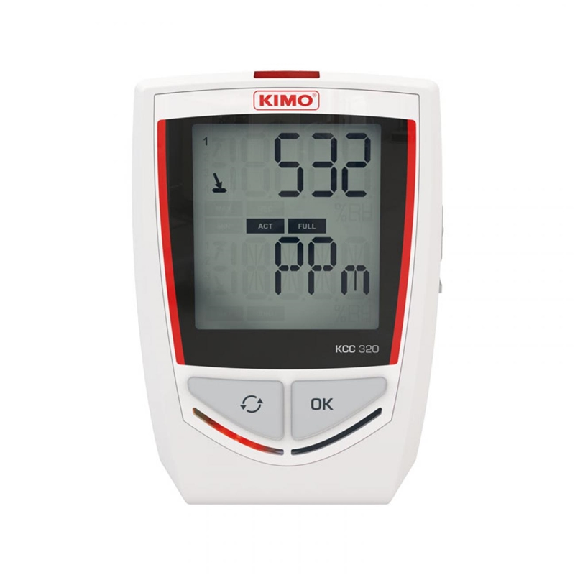 Registratore di Temperatura, Igrometria, Pressione Atmosferica e CO2 KCC-320-Leggi tutto