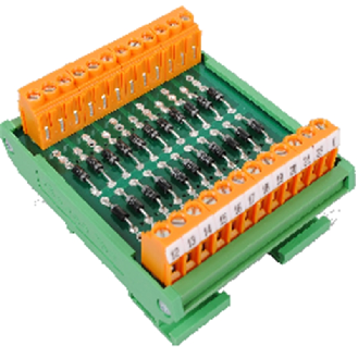 Module à 22 diodes test lampes (68x82x45mm)-Lire la description