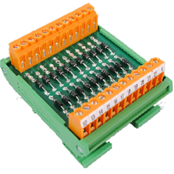 Module à 22 diodes test lampes (68x82x45mm)-Lire la description