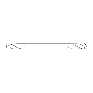 Forets Foret double HSS 3,2 mm 3,2 x 49 x 13 mm affûté - 10 pièces-Lire la description