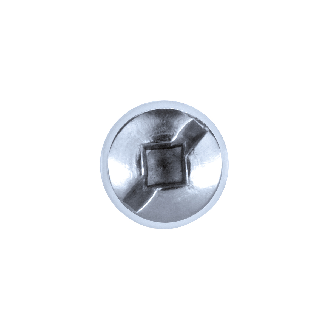 Vis à Tôle-Tête Cylindrique Bombée SQ Square-Drive A2 C PA 4,2x13 mm avec SQ Embout 50mm - 1000 pièces-Lire la description