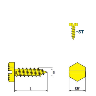 DIN 7976 - ISO 1479 Sechskant-Blechschrauben VERZ C 4,2x25 mm - 500 Stück-Beschreibung lesen