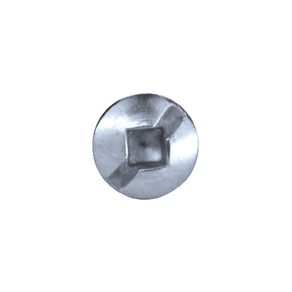 Vis à Tôle-Tête Cylindrique Bombée SQ Square-Drive A2 C 4,2x25 mm avec SQ Embout 50mm - 500 pièces-Lire la description