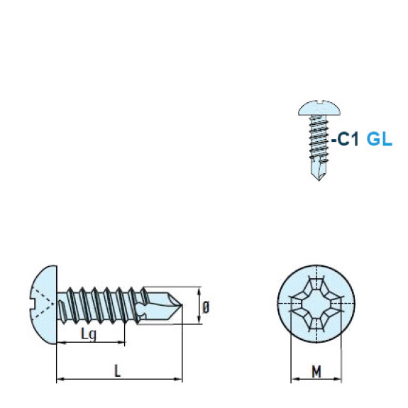 DIN 7504 M Linsenkopf-Bohrschrauben C1 GL 4,2x13 mm - 1000 Stück DIN 7504 M Linsenkopf-Bohrschrauben C1 GL 4,2x13 mm - 1000 Stück-Beschreibung lesen