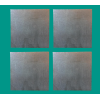 LOT 4 PLATINES ACIER CARREE 100x100x5