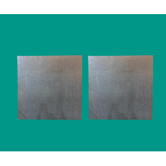 LOT 2 PLATINES ACIER CARREE 100x100x10-Lire la description