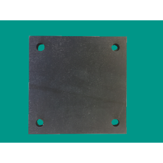 PLATINE ACIER CARREE 150x150x10 PERCEE-Lire la description