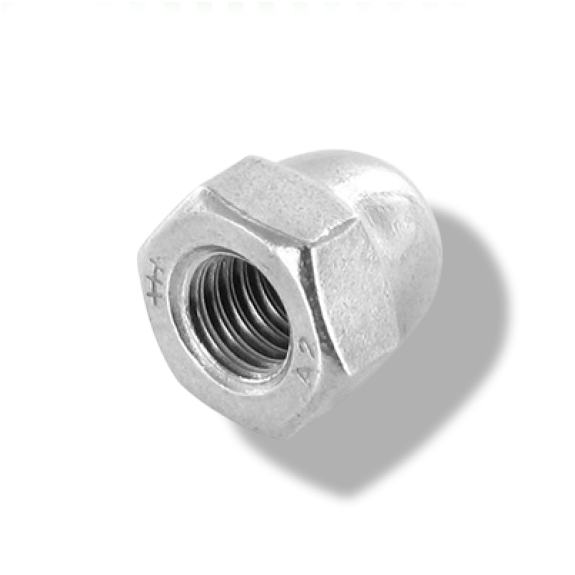 Ecrou Hexagonal Borgne Acier Zn M4 DIN 1587-Lire la description