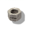 Ecrou HFR 1 Fente Acier Zn M5 NFE 25411