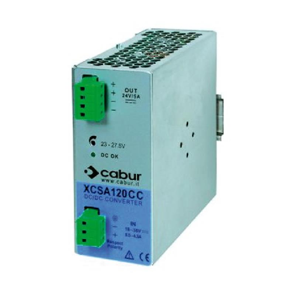 Convertisseur DC/DC CSA 10,5-18 Vdc / 22,5-27,5 Vdc 5 A-Lire la description