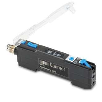 Ampli. fibre PNP Teach Led rouge LO/DO 8-30Vdc, M08 4P-Lire la description