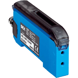 Ampli. fibre PNP Afficheur Teach Led rouge LO/DO IP66, M08 3P-Lire la description