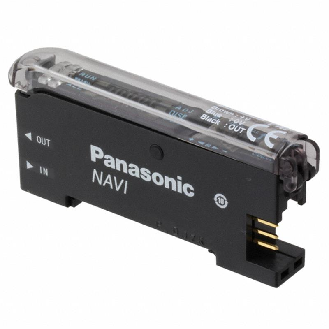 Ampli. fibre PNP Afficheur Teach LR Fuites, connect. CN-73-Lire la description